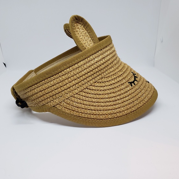 NWT LAST ONE! Bunny Visor for Kids, Tan - Picture 3 of 6